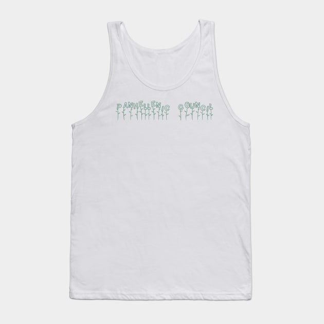 Panhellenic Council Tank Top by Rosemogo